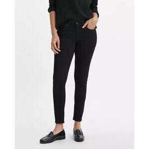 Levi's Slimming Skinny Jeans Black W 28" Inseam 30" Mid Rise Stretch New